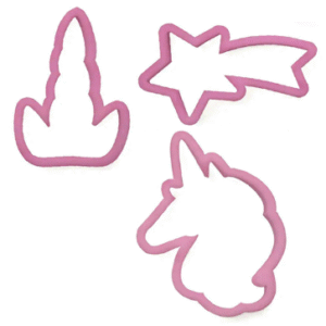 Unicorn koekjes uitstekers