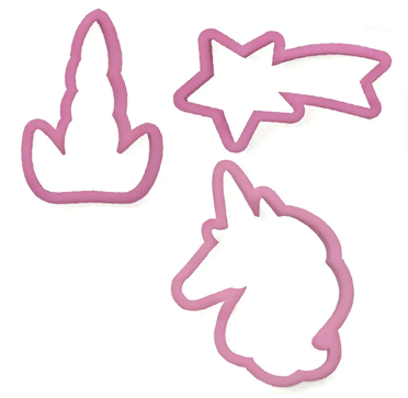 Unicorn koekjes uitstekers