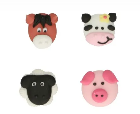 FunCakes Suikerdecoratie Boerderij -12st- - Afbeelding 2