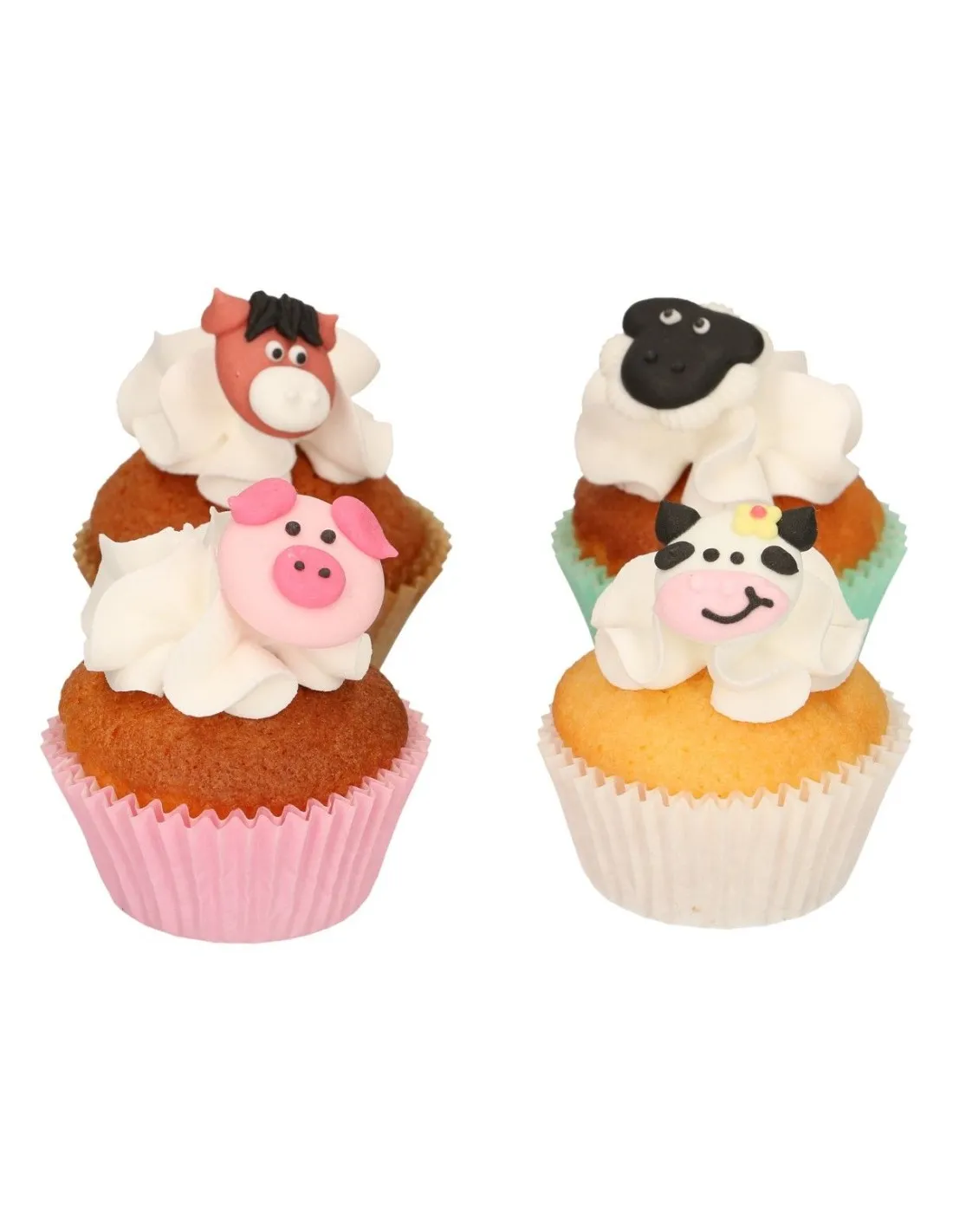 FunCakes Suikerdecoratie Boerderij -12st- - Afbeelding 3