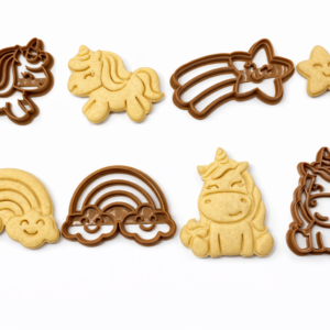 Cookie & Embosser set Unicorn - 4pcs