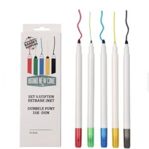 BrandNewCake Stiften eetbare inkt set/5