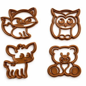 Cookie & Embosser set Forest - 4pcs