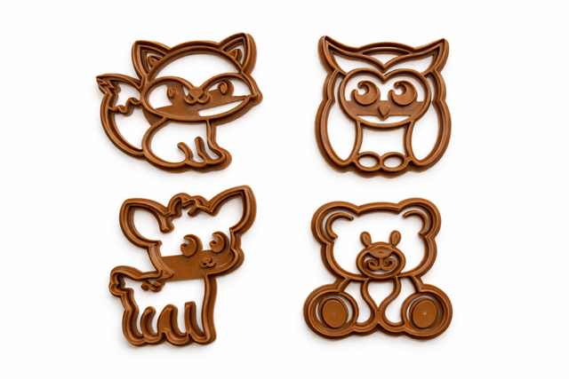 Cookie & Embosser set Forest - 4pcs