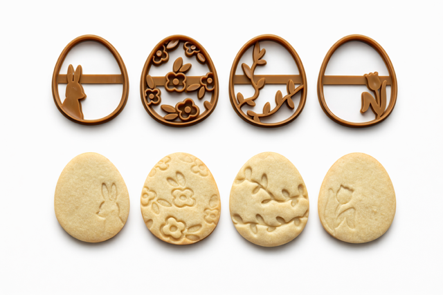 Cookie cutter set Easter Eggs- 4pcs