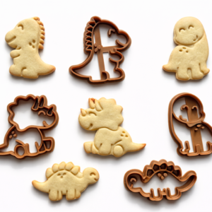 Cookie & Embosser set Dino - 4pcs